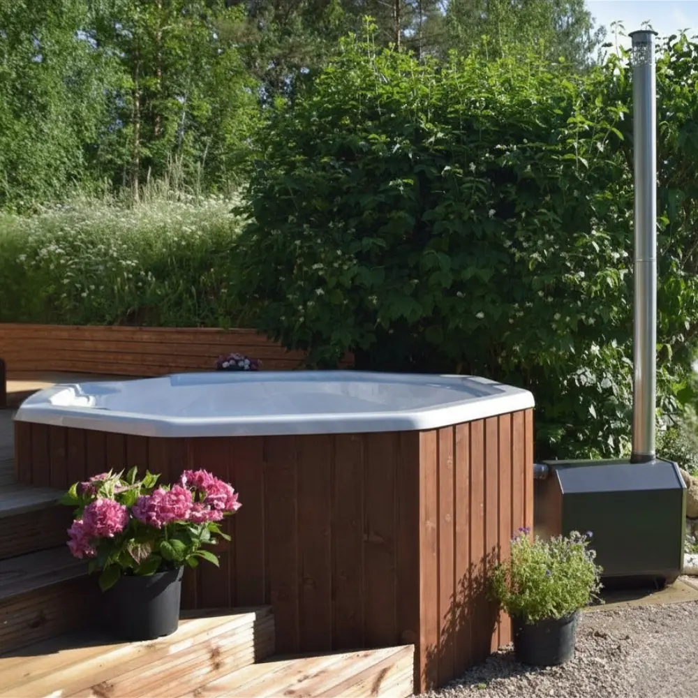 Acrylic Hot Tub Set (Faceted 1000L)